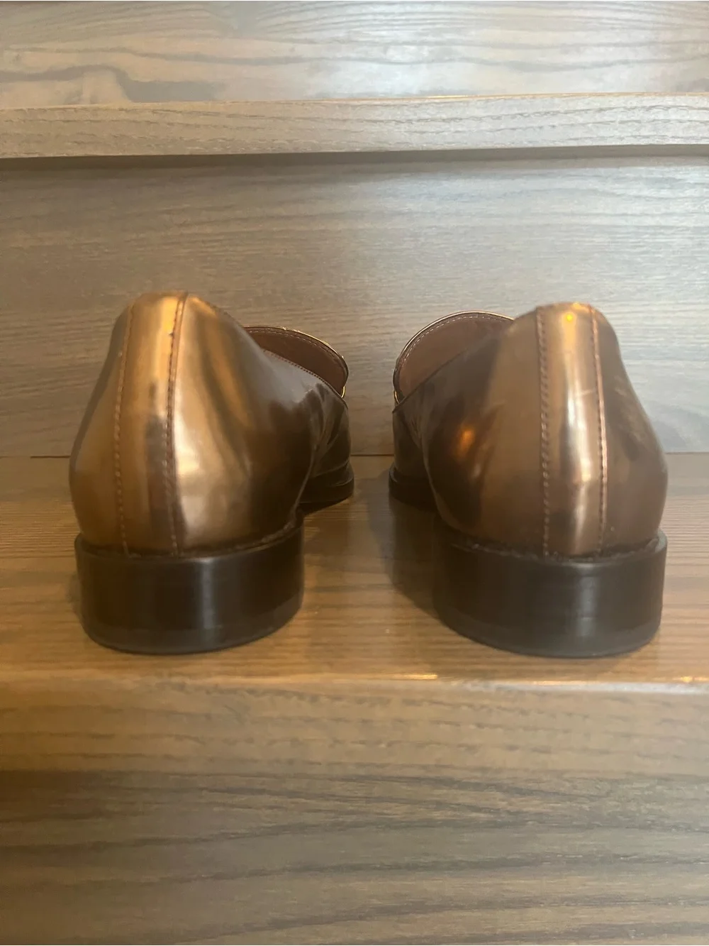 Aquatalia Metallic Bronze Women’s Flats Size 7.5
